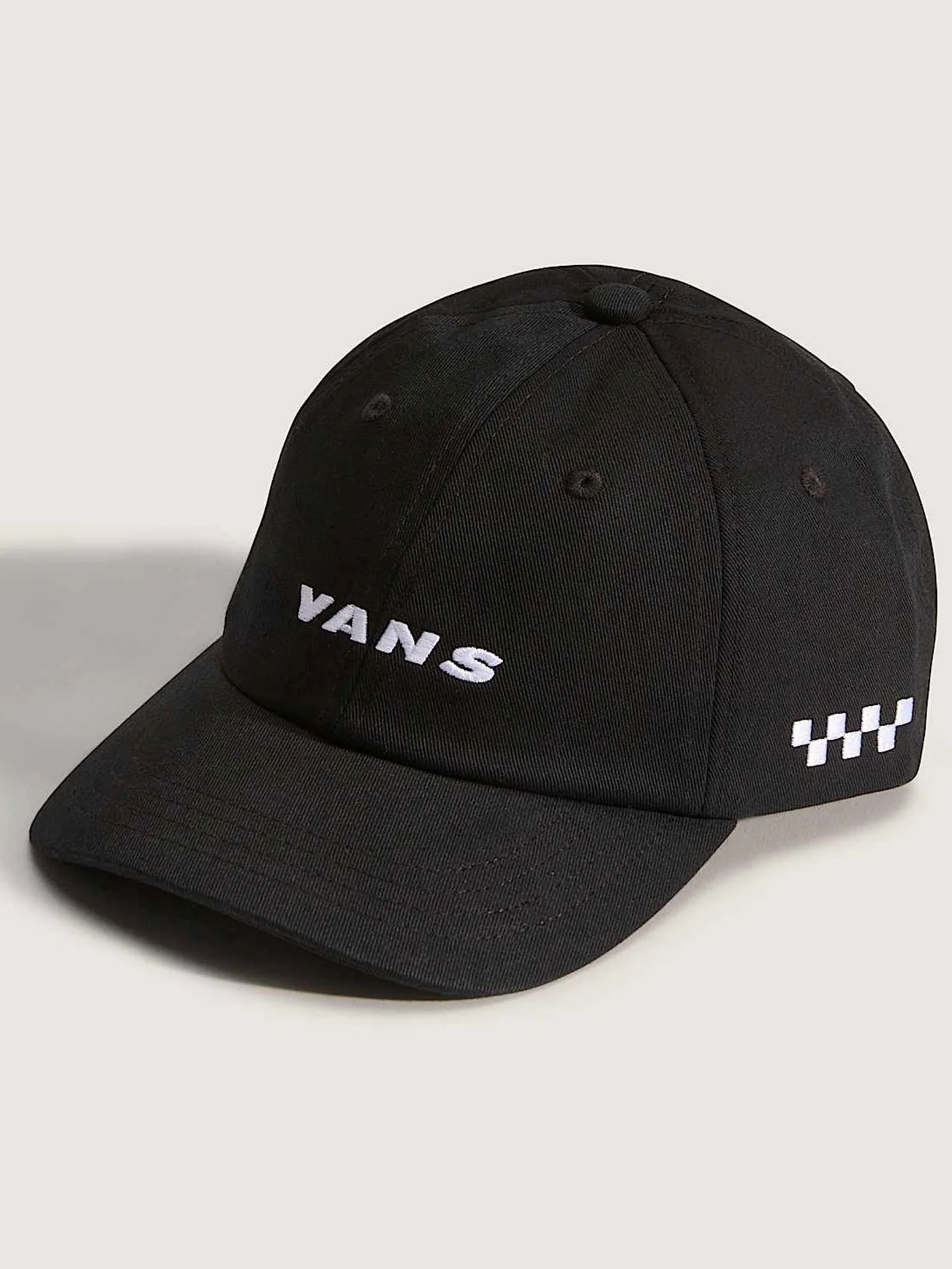 Check Side Curved Jockey Strapback Hat (Youth 7-14)