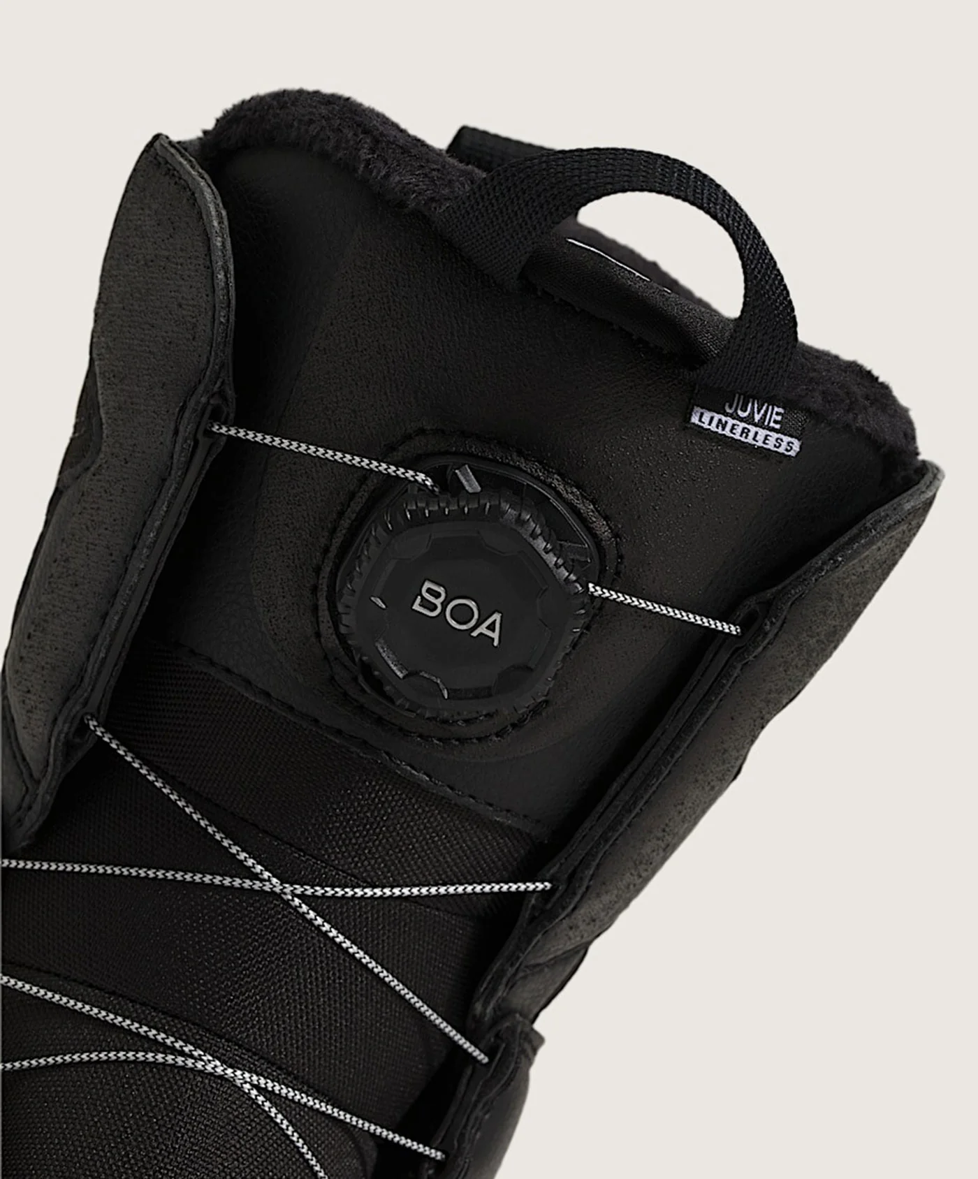 Juvie Linerless Black/White Snowboard Boots (Youth) - Image 7