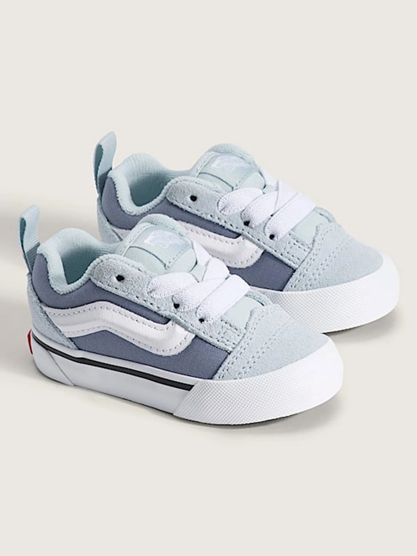 Knu Skool Elastic Lace Dawn Mist Shoes (Kids 2-7) - Image 2