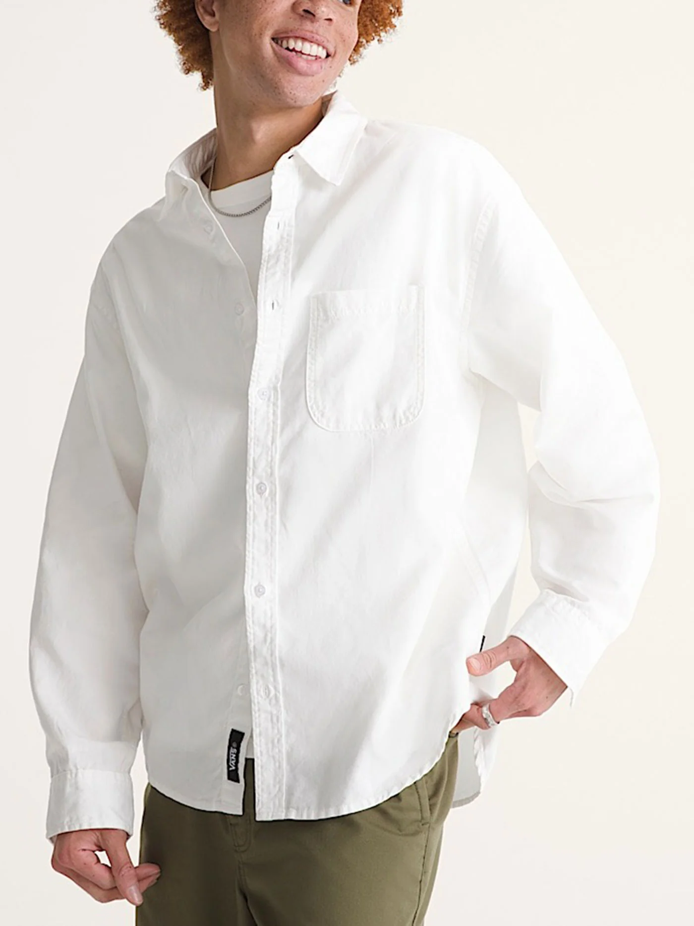 Lawson Solid Oxford Long Sleeve Buttondown Shirt