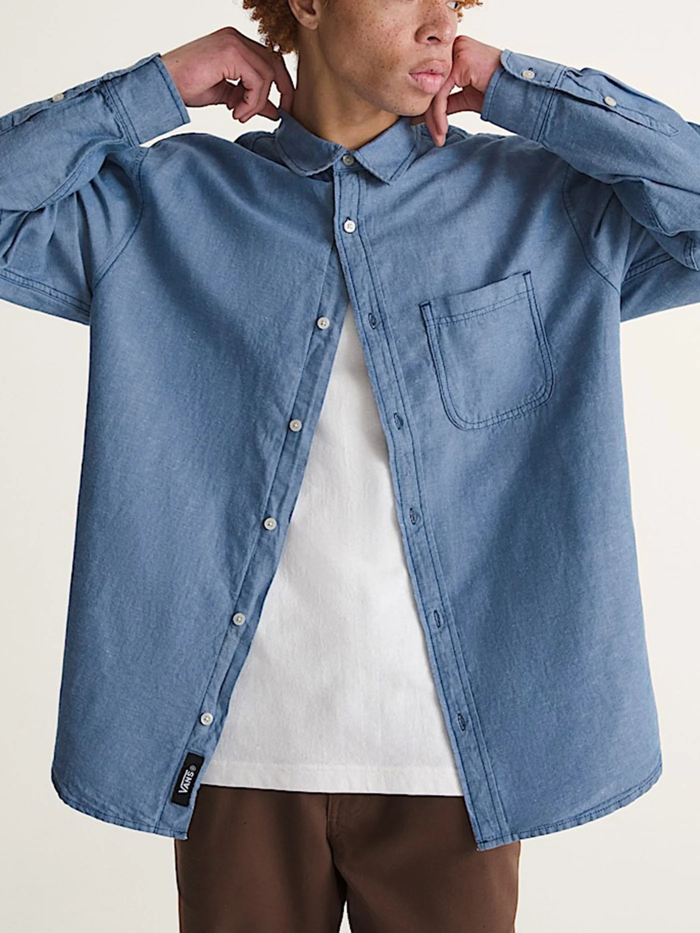 Lawson Solid Oxford Long Sleeve Buttondown Shirt - Image 2
