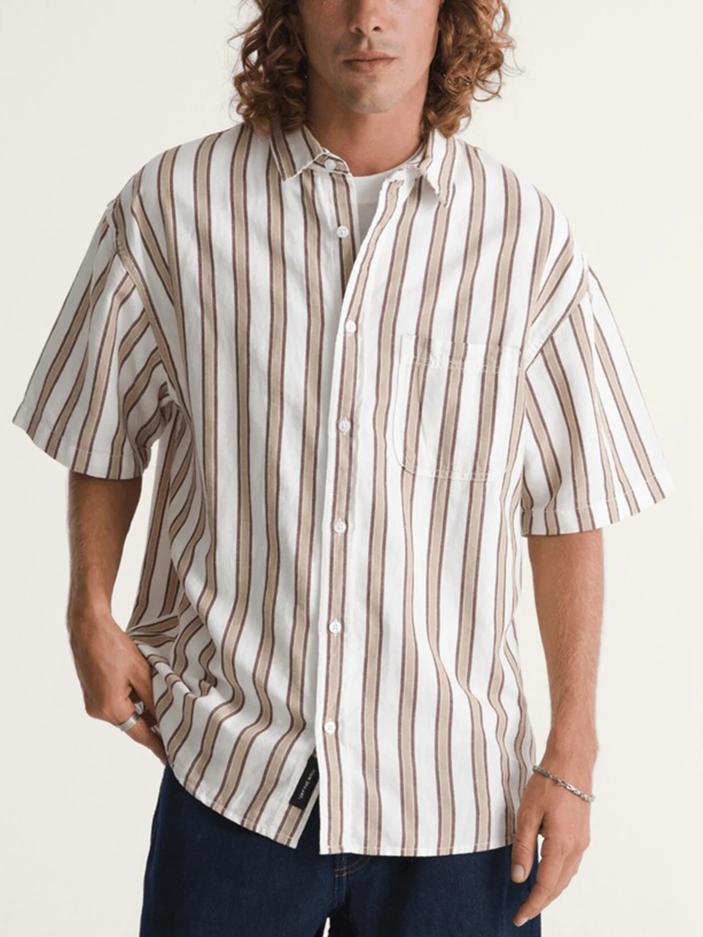 Lawson Stripe Short Sleeve Buttondown Shirt