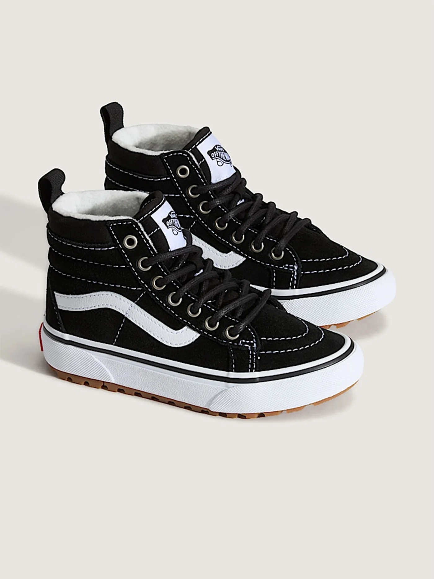 MTE Sk8-Hi Black/White Shoes (Kids) - Image 2