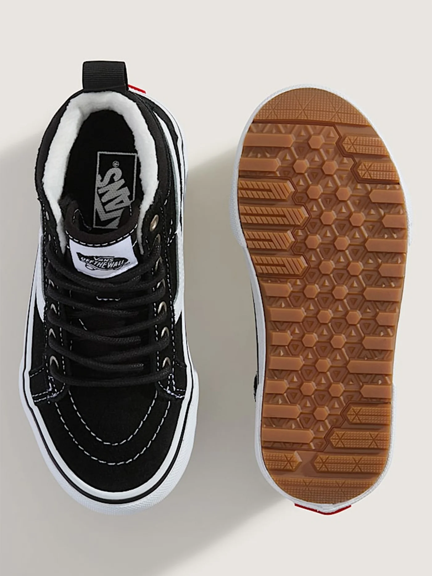 MTE Sk8-Hi Black/White Shoes (Kids) - Image 4