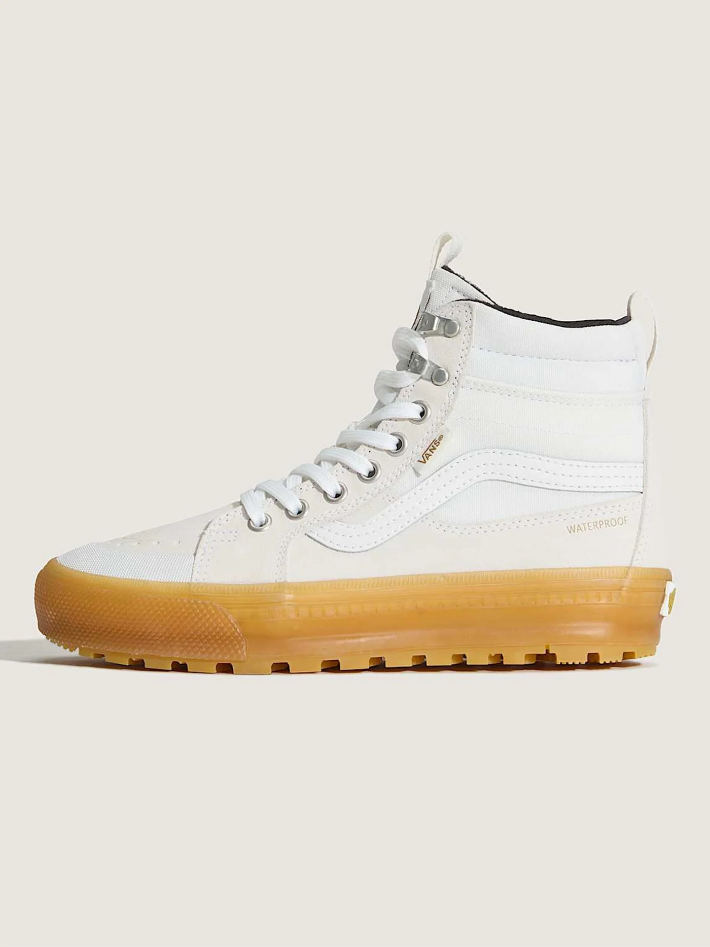 MTE Sk8-Hi Waterproof Insulated White/Gum Shoes