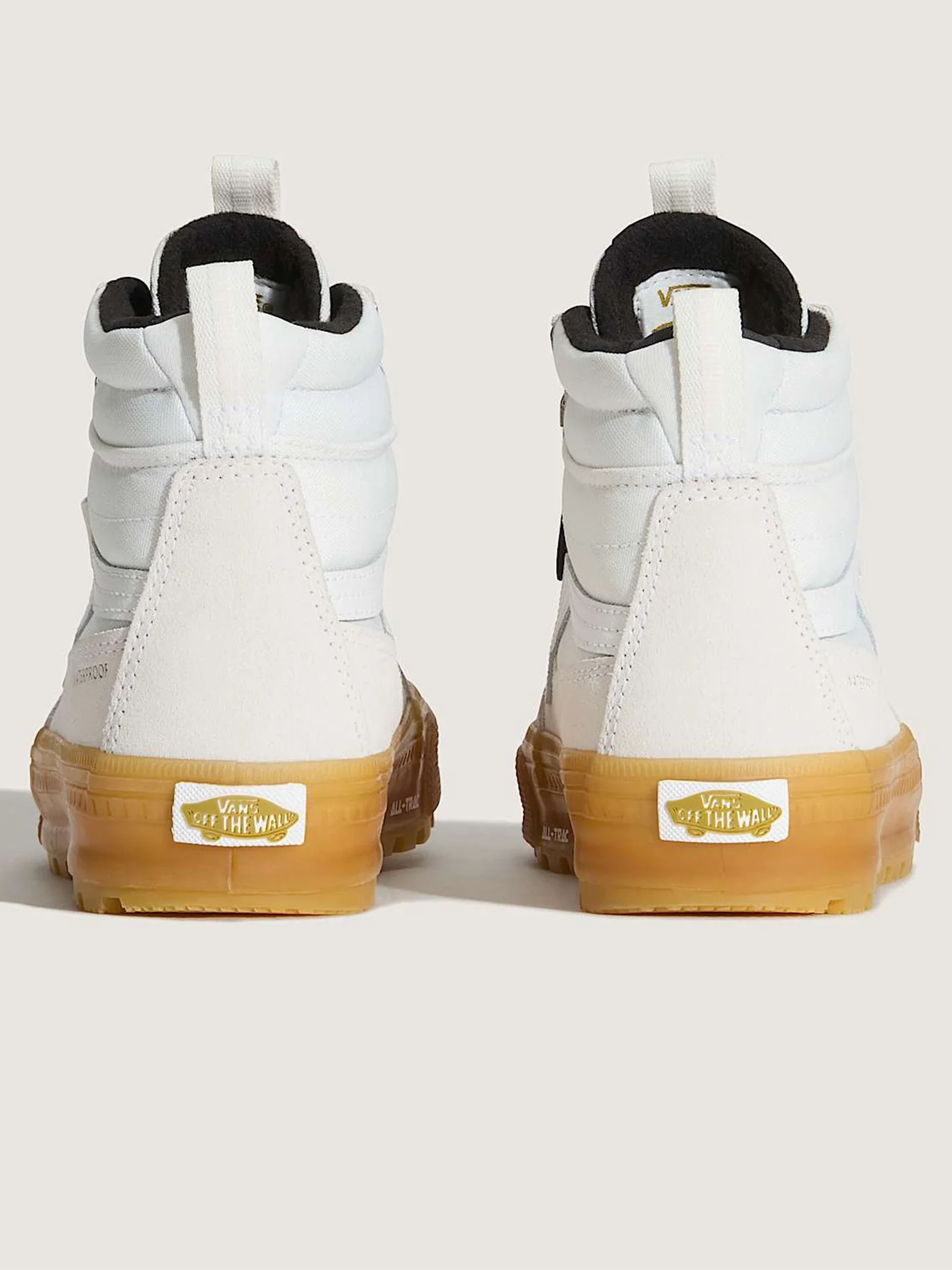 MTE Sk8-Hi Waterproof Insulated White/Gum Shoes - Image 7