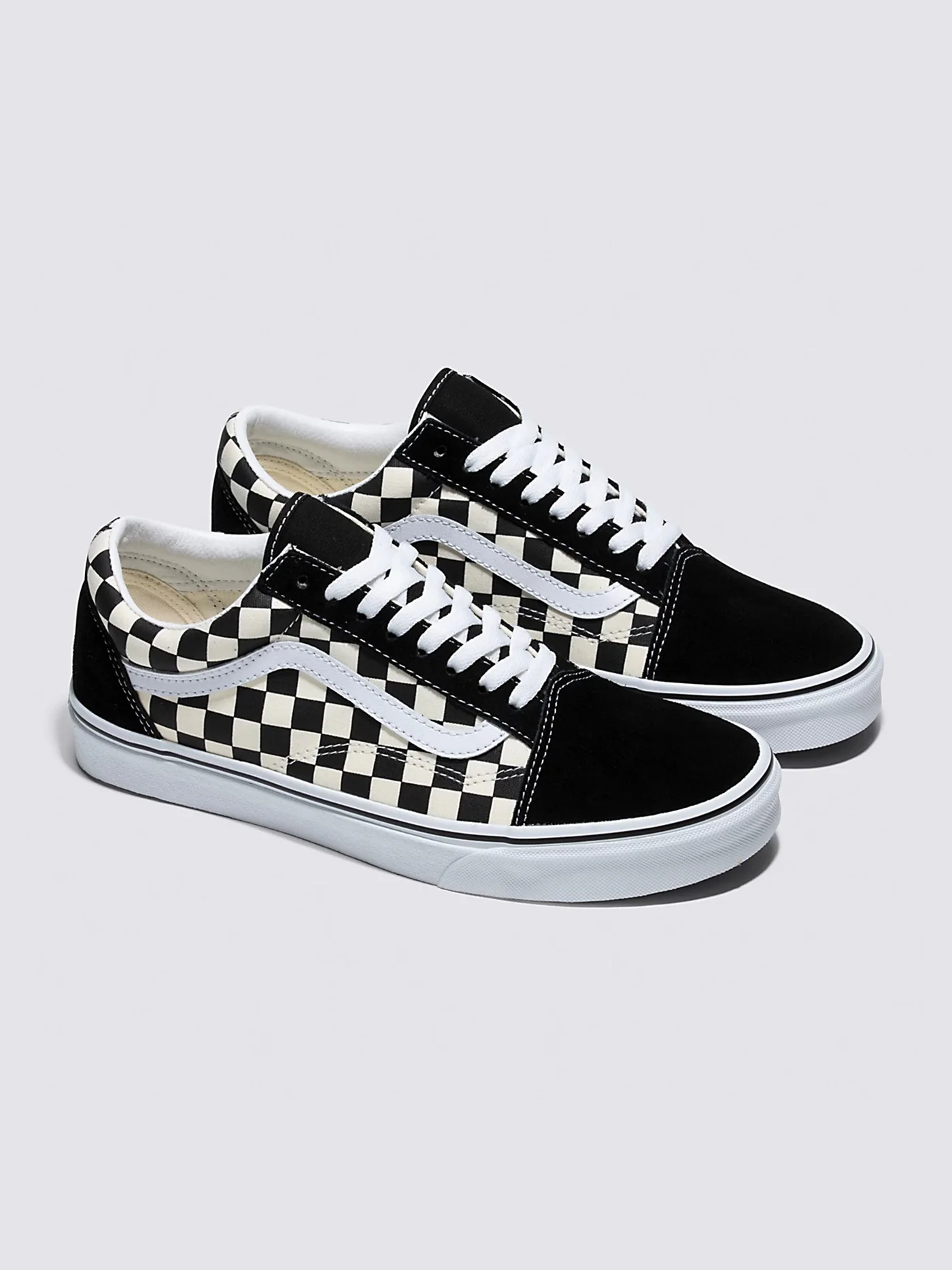 Old Skool Primary Check Black/White Shoes - Image 2