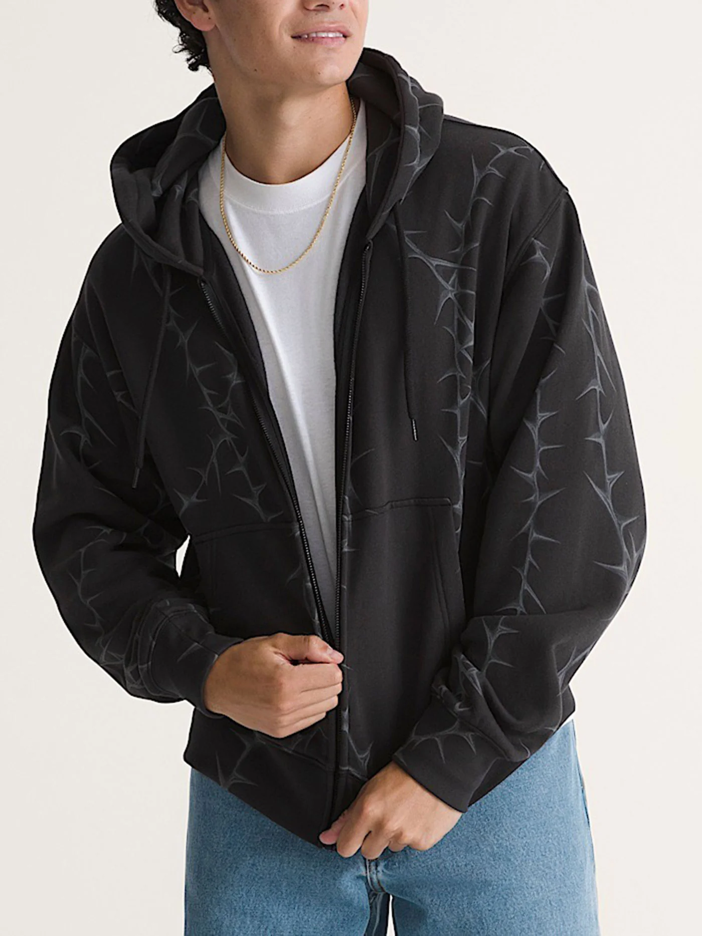 Prickler Patch Zip Hoodie