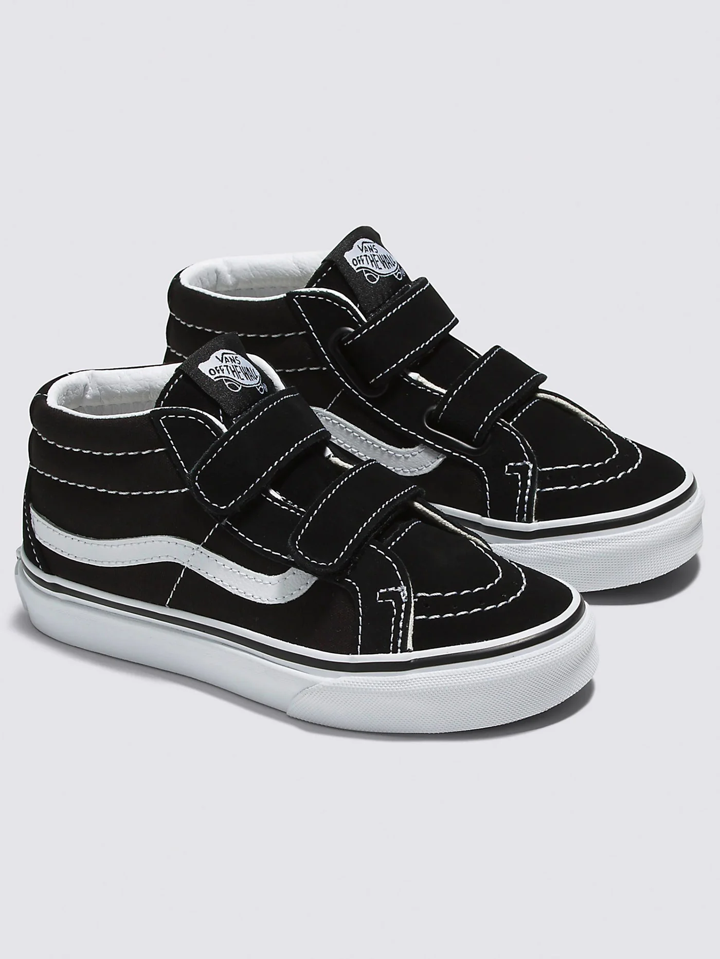 Sk8-Mid Reissue V Black/True White Shoes (Kids) - Image 2