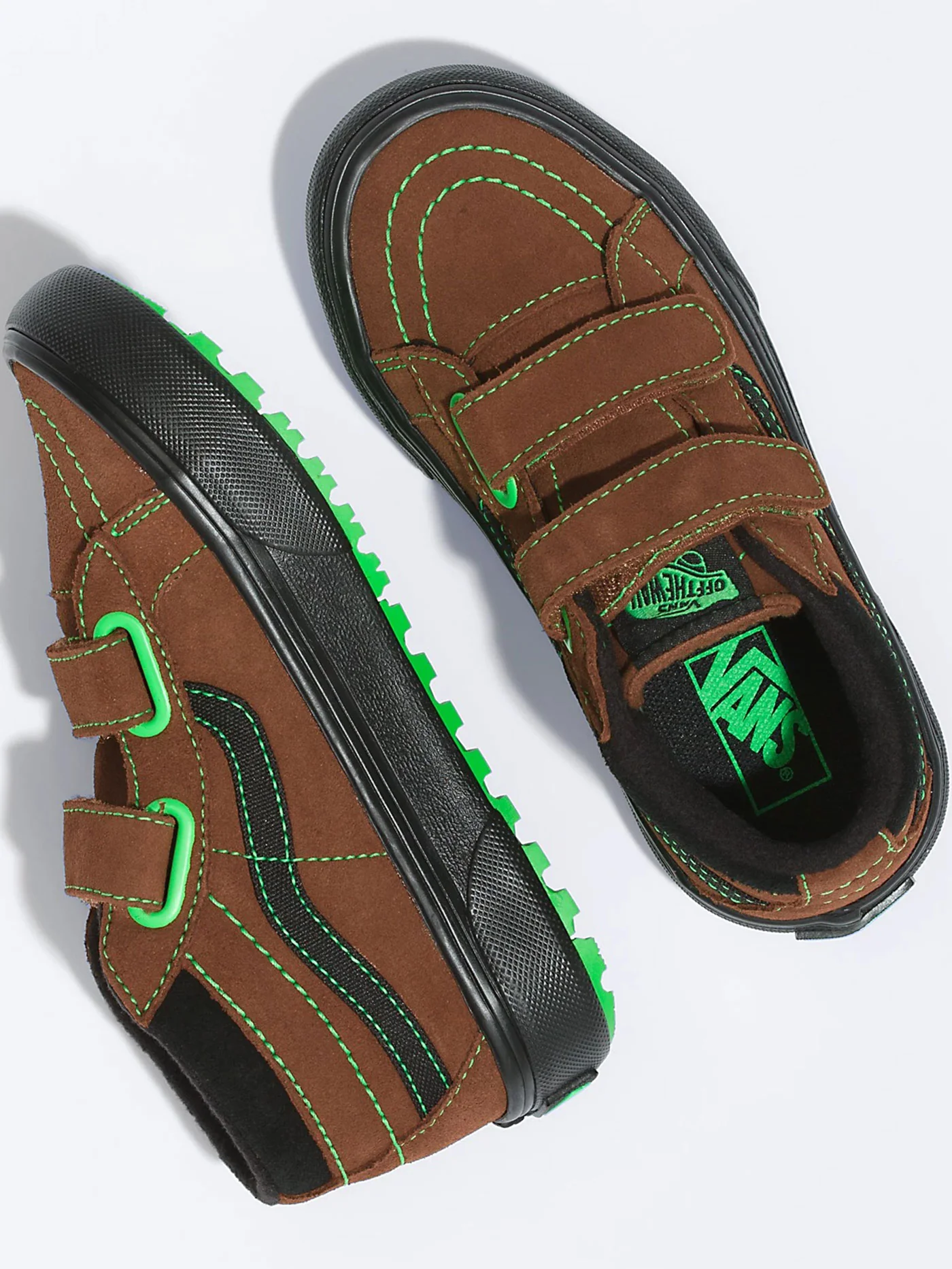 SK8-MID Reissue V MTE-1 Tortoise Shell Winter Shoes (Kids) - Image 2