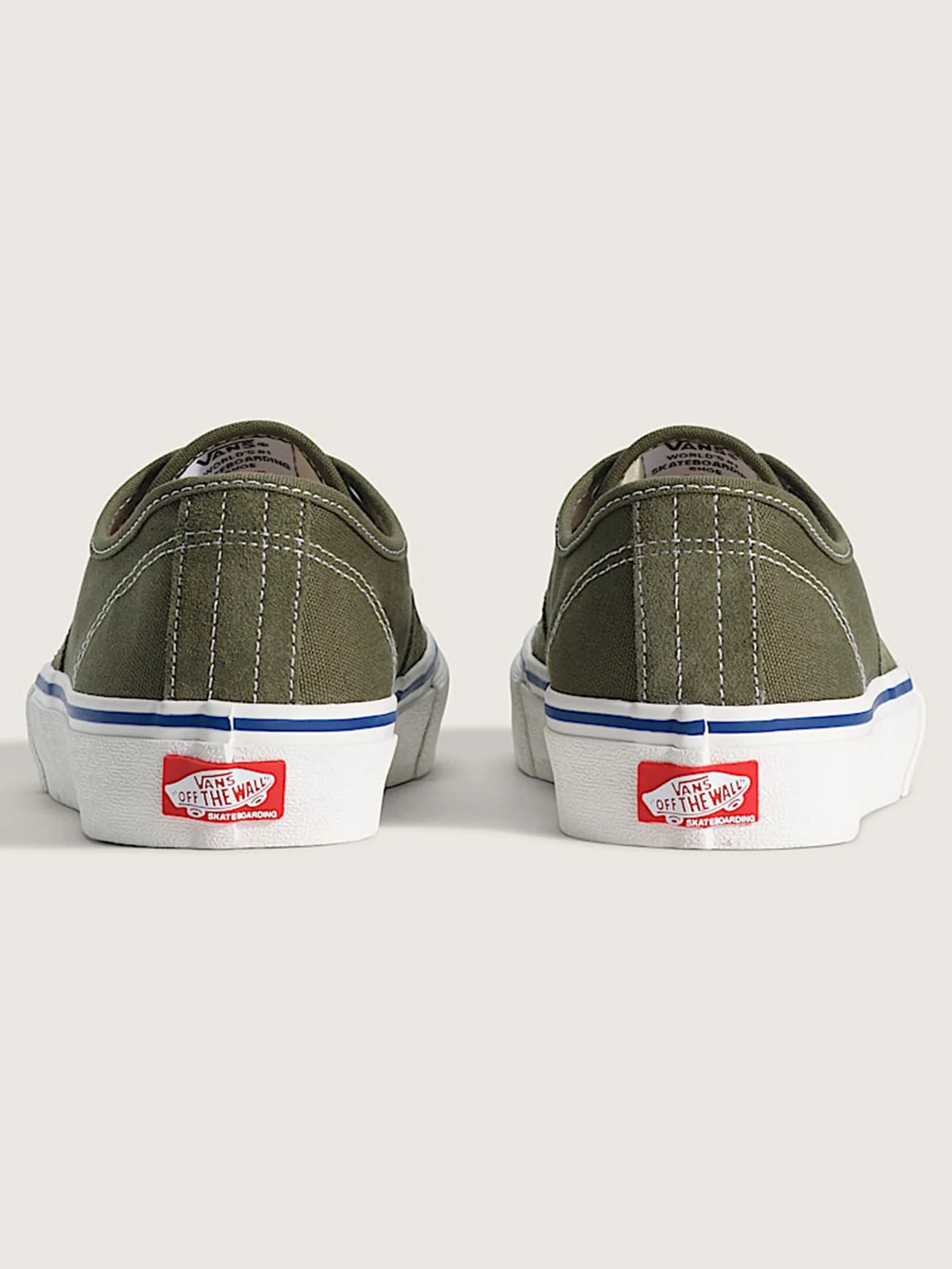Skate Authentic Mossy Olive Green Shoes - Image 3