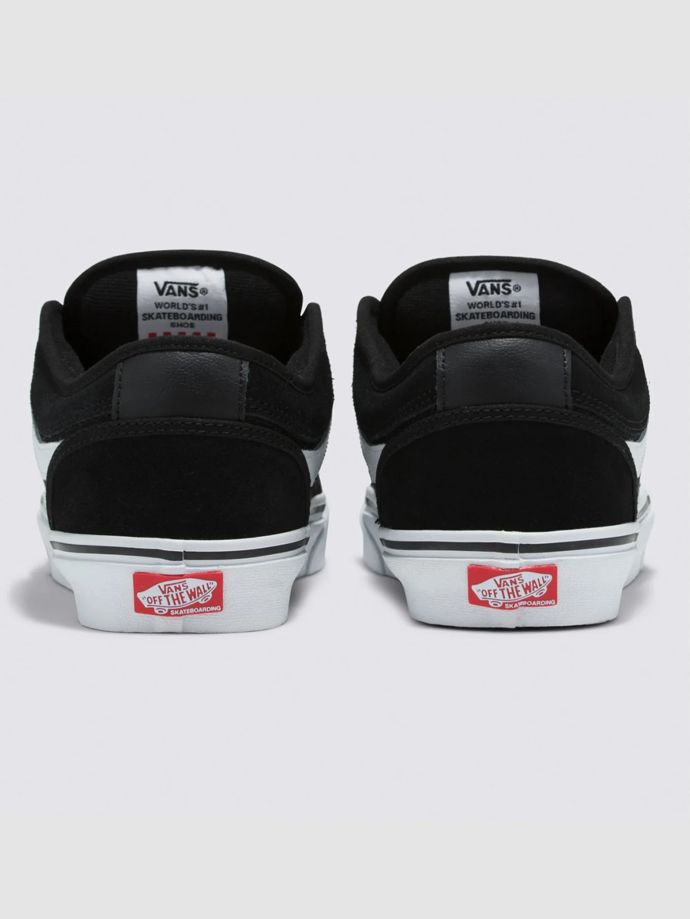Skate Chukka Low Sidestripe Black/White Shoes - Image 4