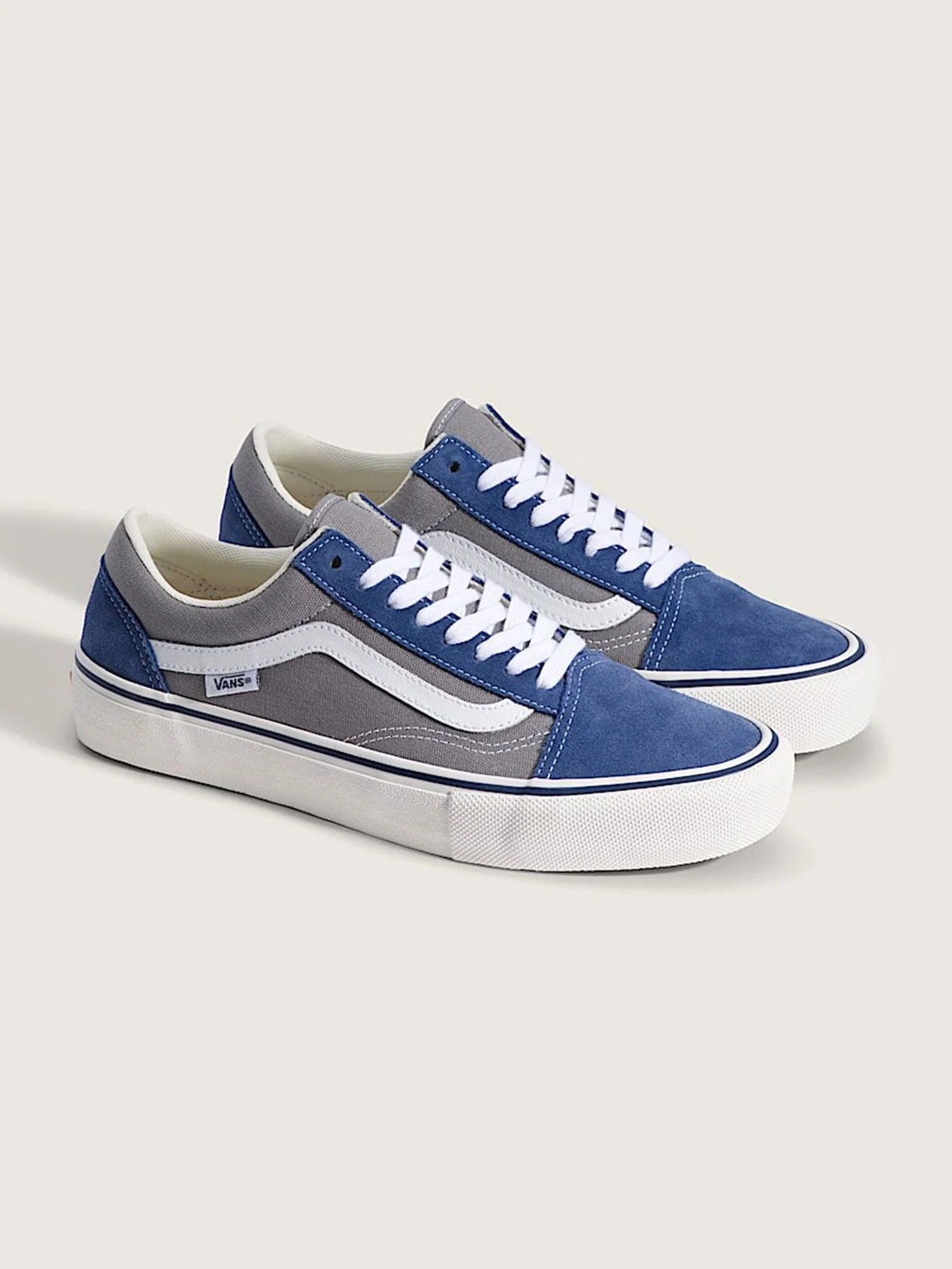 Skate Old  Skool Blue/Grey Shoes - Image 2