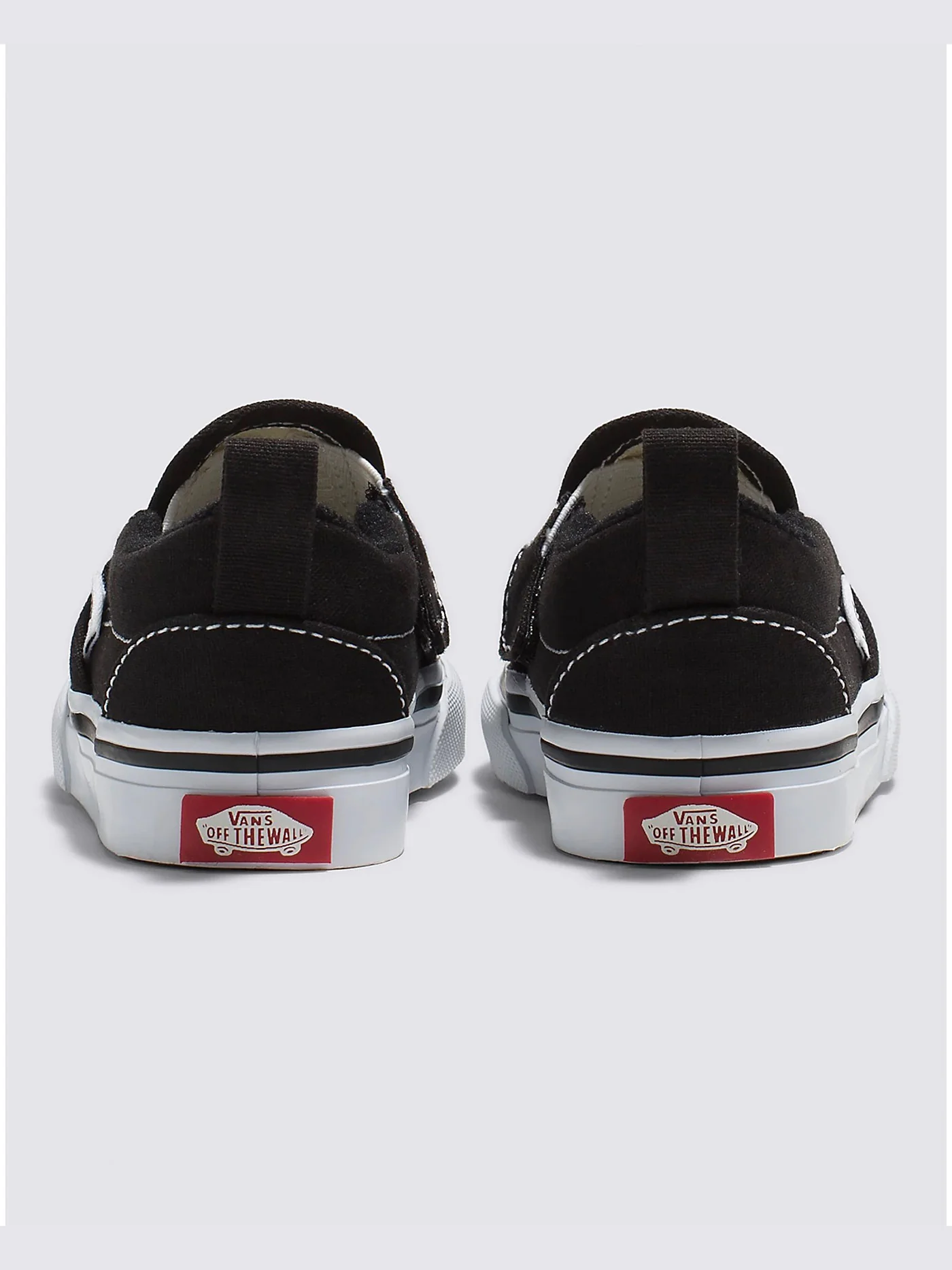 Slip-On V Canvas Black/True White Shoes (Kids 0-7) - Image 3