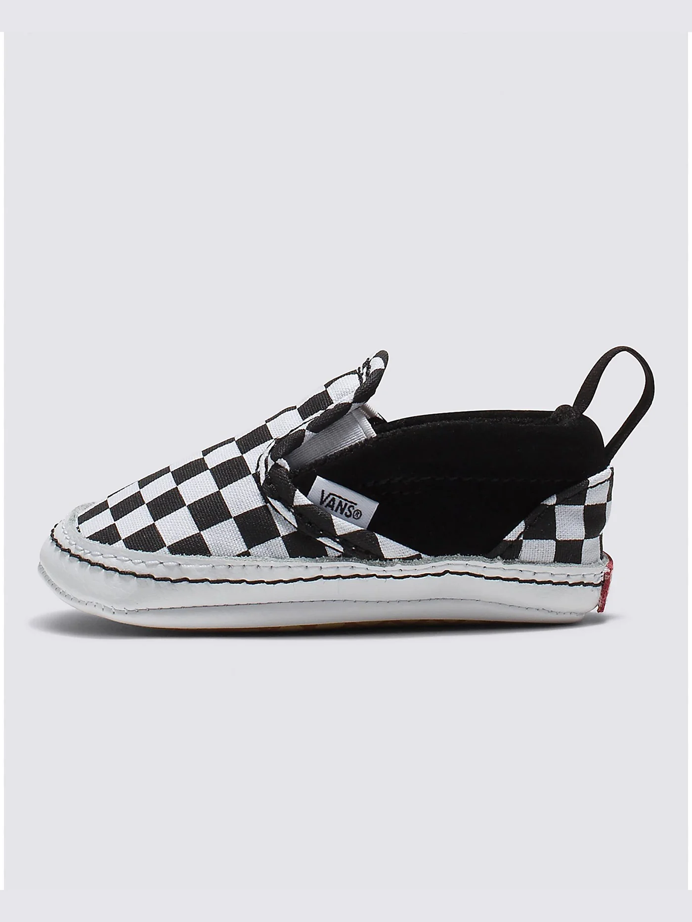 Slip-On V Checker Black/True White Shoes (Infants 0-24M)