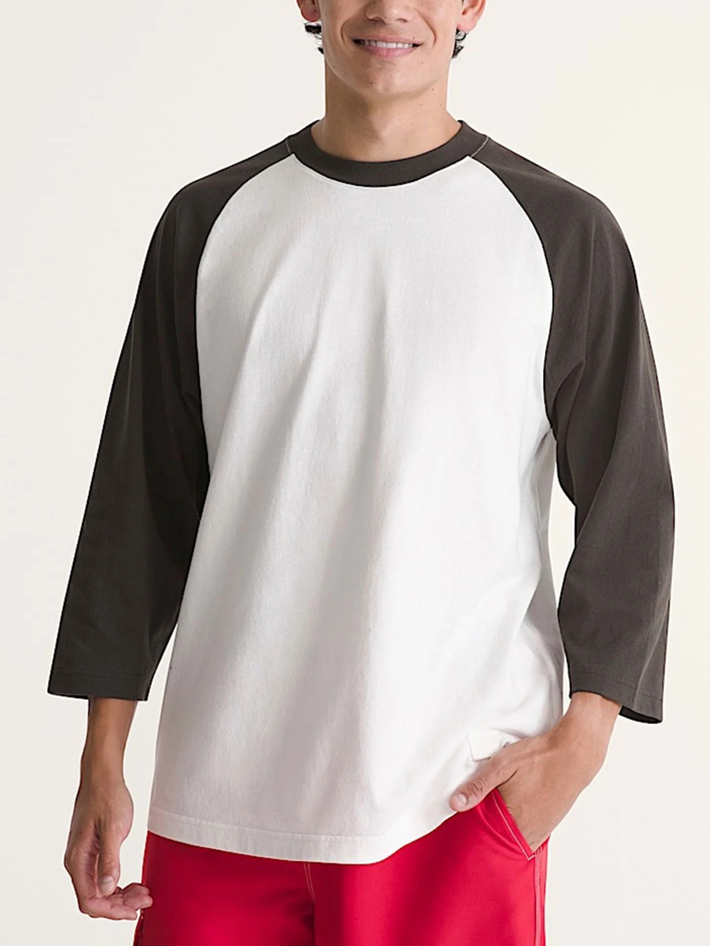 Standard Raglan 3/4 Sleeve T-Shirt - Image 3