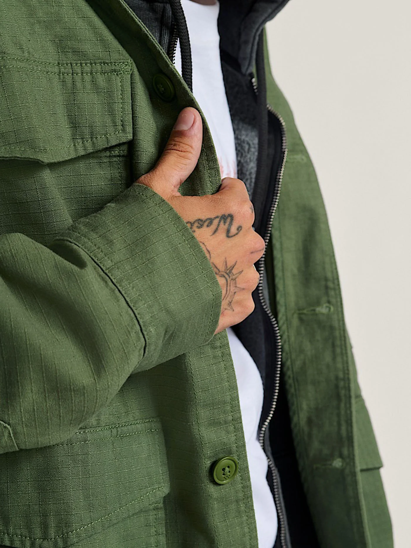 Vans x Atiba Skate Military Jacket - Image 3