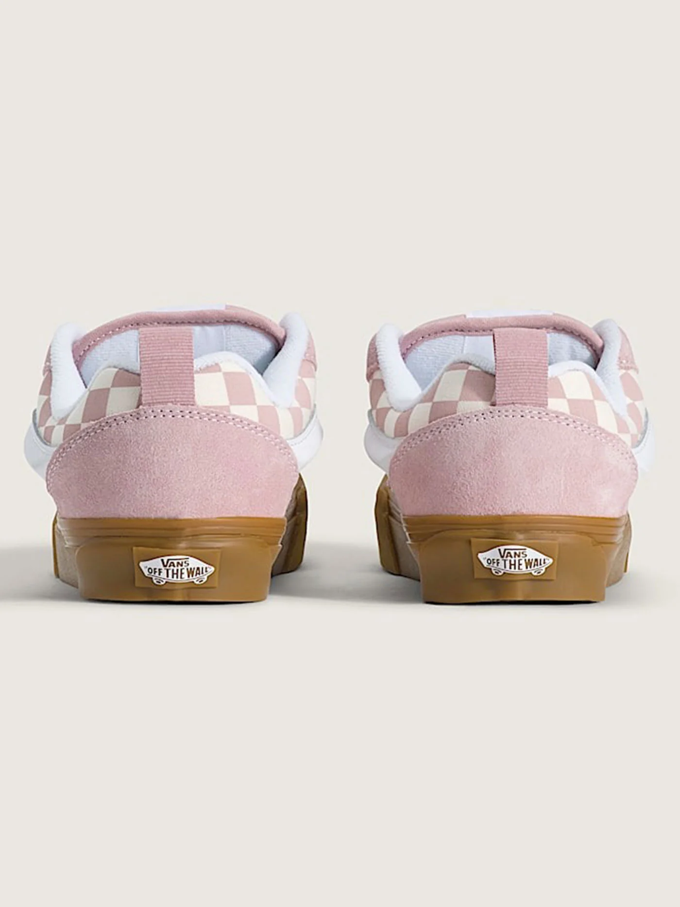 Knu Skool Gum Check Misty Mauve Shoes (Youth 7-14) - Image 4