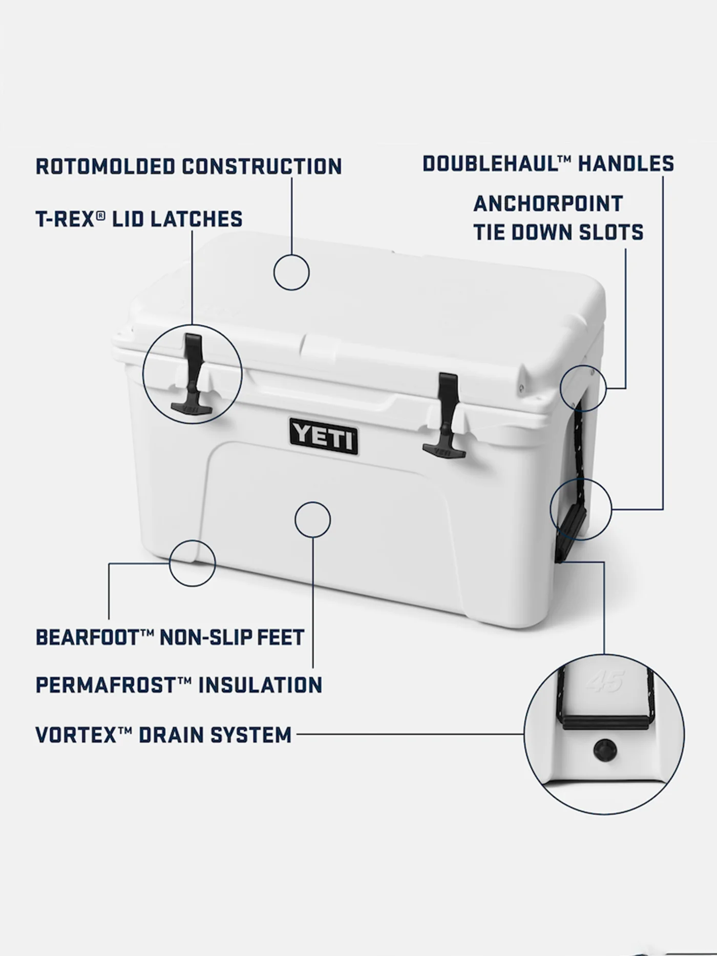 Tundra 45 Hard Tan Cooler - Image 6